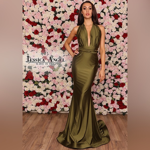 Jessica Angel Neon Pink Prom Dress - Picture 6 of 6